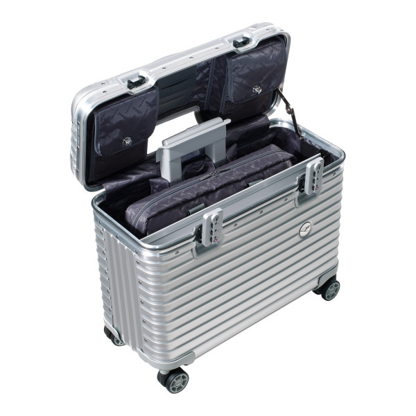 RIMOWA ルフトハンザ リモワスーパーコピー アルミニウム パイロット 1749148 34L 4輪 シルバー リモア TSA付